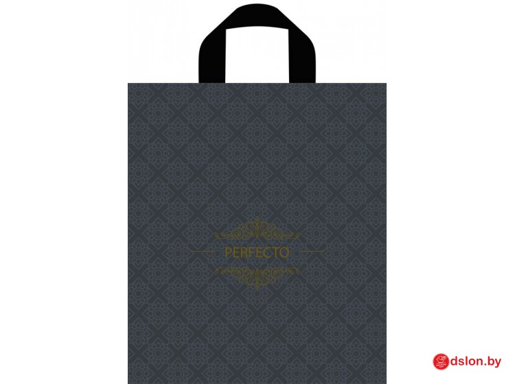 Мешок  ПВД (петля) 350*310 (95мкр) Перфекто Грэй